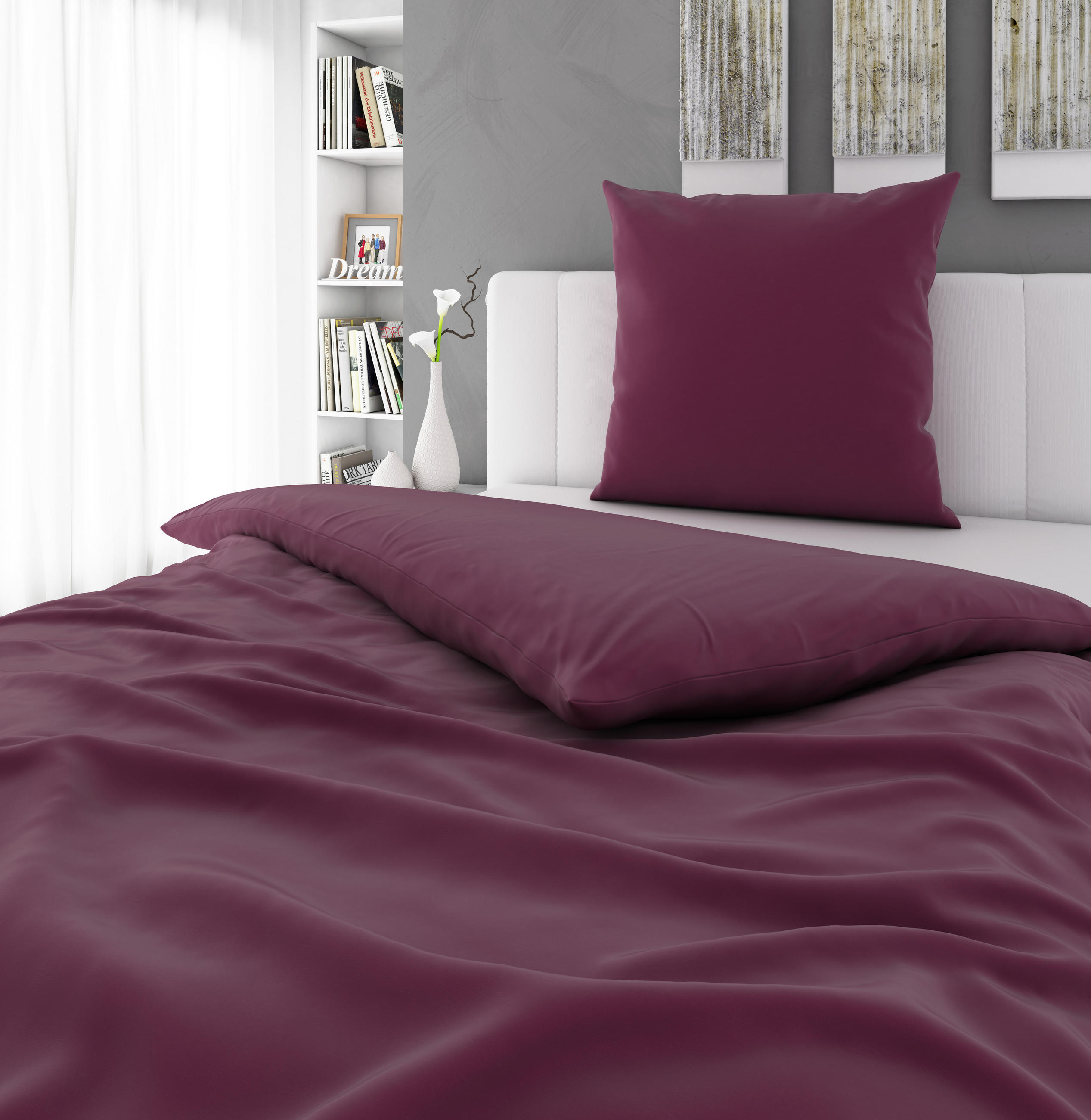 POSTELJINA TRIGAZA 135/200 cm renforcé tkanina lila  - lila, Konvencionalno, tekstil (135/200cm) - Bio:Vio