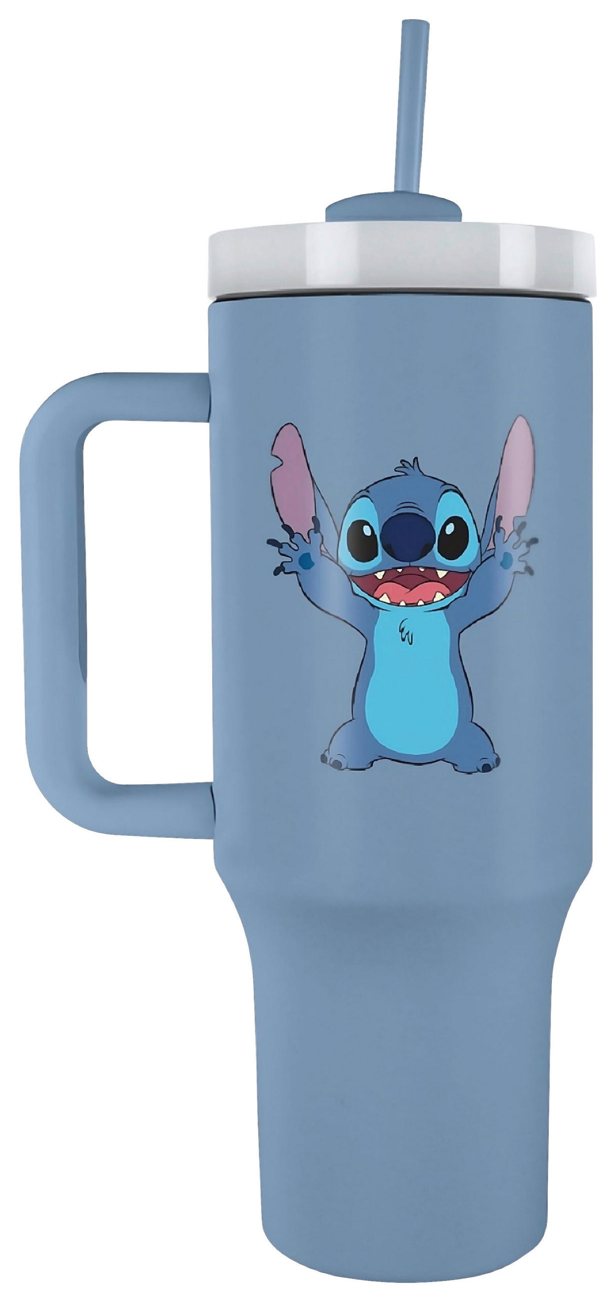 BECHER-TO-GO Stitch 1.2 L  - Hellblau, Basics, Kunststoff/Metall (27,2/14,2/10cm) - Disney
