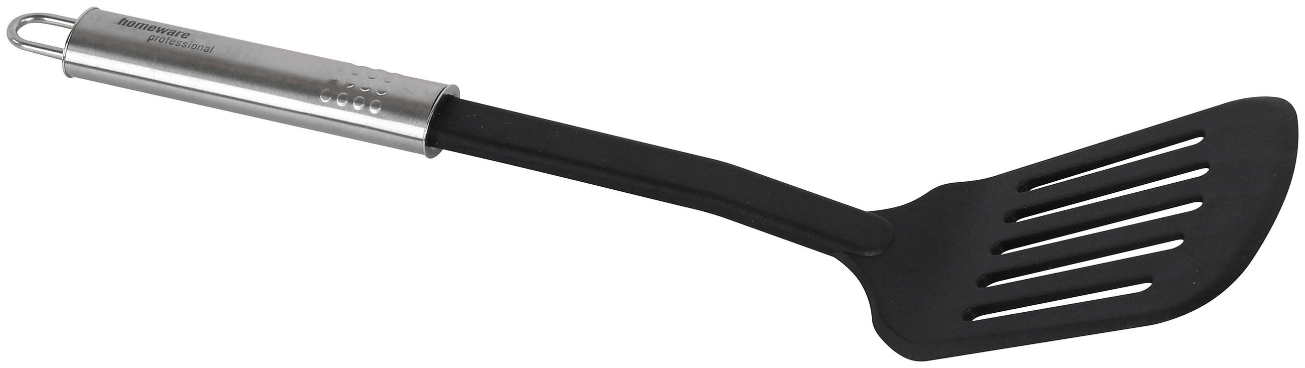 Paletă Pentru Gătit - culoare inox/negru, Basics, plastic/metal (32cm) - Homeware Profession.