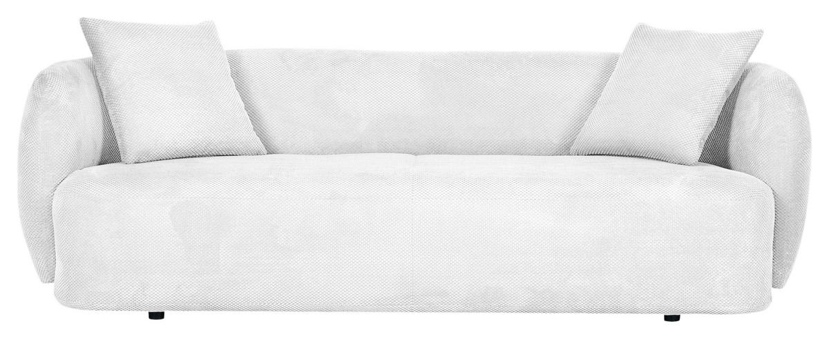 NAGY KANAPÉ textil fehér  - fekete/fehér, Konventionell, műanyag/textil (228/73/103cm) - Ambia Home