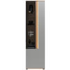 VITRINE Hellgrau  60,6/213,1/42 cm  - Anthrazit/Hellgrau, Design, Glas/Holz (60,6/213,1/42cm) - Dieter Knoll