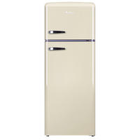 KÜHL-GEFRIER-KOMBINATION KGC15635B  - Beige, Basics, Metall (55/144/61,5cm) - Amica