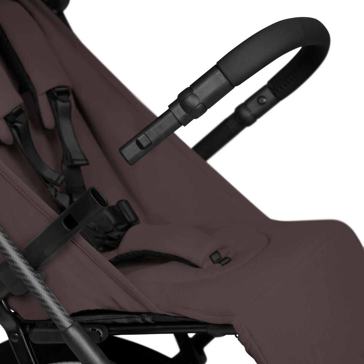 BUGGY Lite N Care  - Schwarz/Braun, Basics, Textil/Metall (89/43,5/100cm) - Hauck