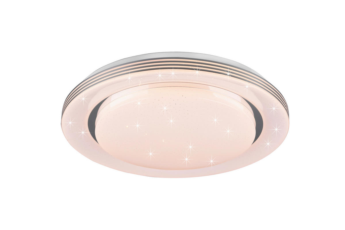 LED-DECKENLEUCHTE Atria 58/8 cm   - Weiß, Basics, Kunststoff (58/8cm)