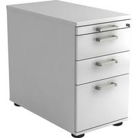 ANSTELLCONTAINER 42,8/72/76/80 cm  - Chromfarben/Schwarz, KONVENTIONELL, Holzwerkstoff/Metall (42,8/72/76/80cm) - Venda