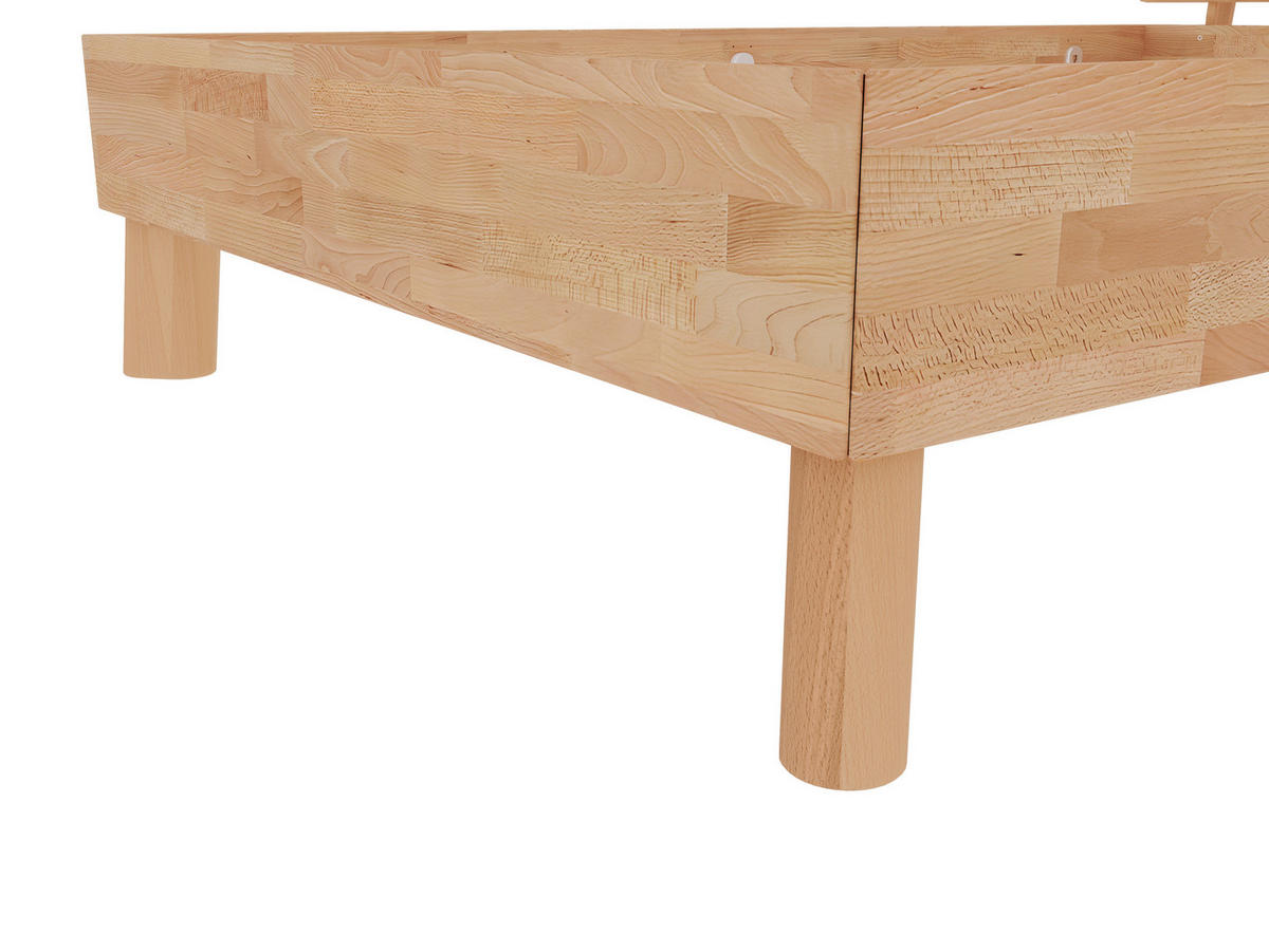 BETT - Naturfarben, MODERN, Holz (160/200cm) - MID.YOU