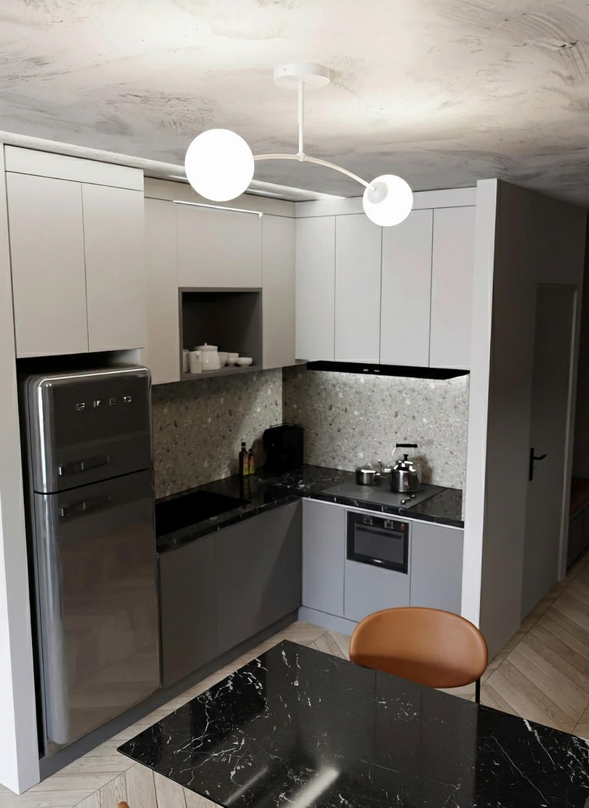 DECKENLEUCHTE 60/14/20 cm  - Weiß, KONVENTIONELL, Glas/Metall (60/14/20cm)