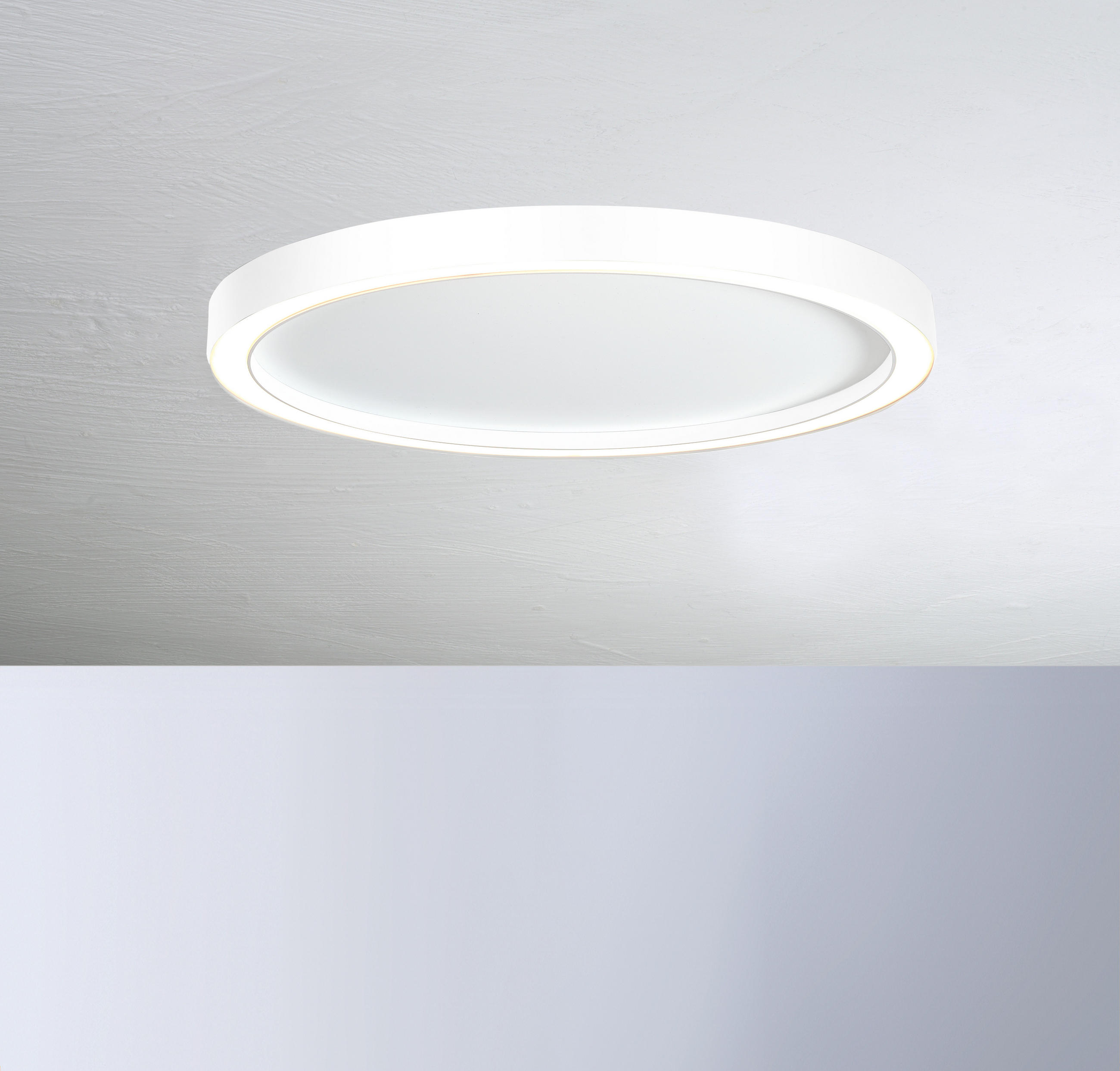 LED-DECKENLEUCHTE 55/4 cm    - Weiß, Design, Metall (55/4cm) - BOPP