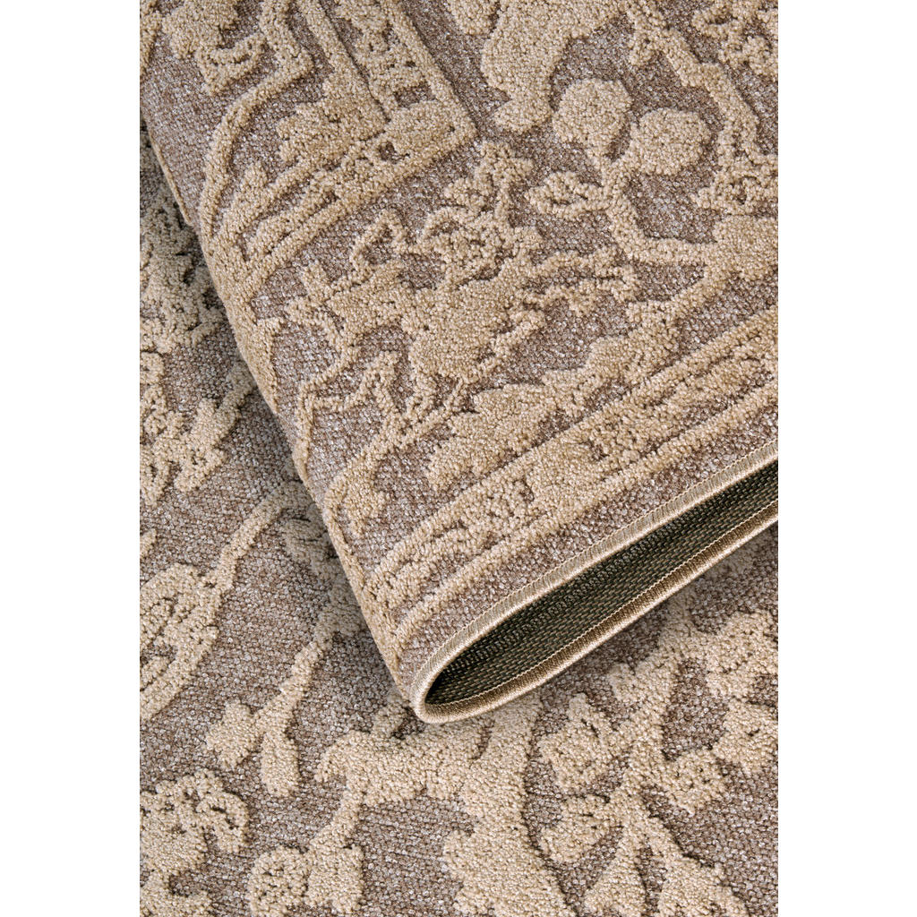 Thumbnail - Villeroy & Boch Flachwebeteppich Kollektion 1879, Beige, Ecru, Textil, Floral, rechteckig, 200x290 cm, Oeko-Tex® Standar...
