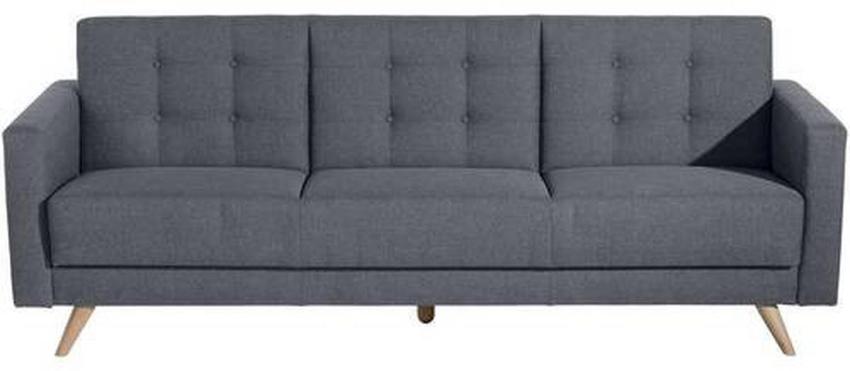 3-SITZER-SOFA Flachgewebe Blaugrau von MAX WINZER