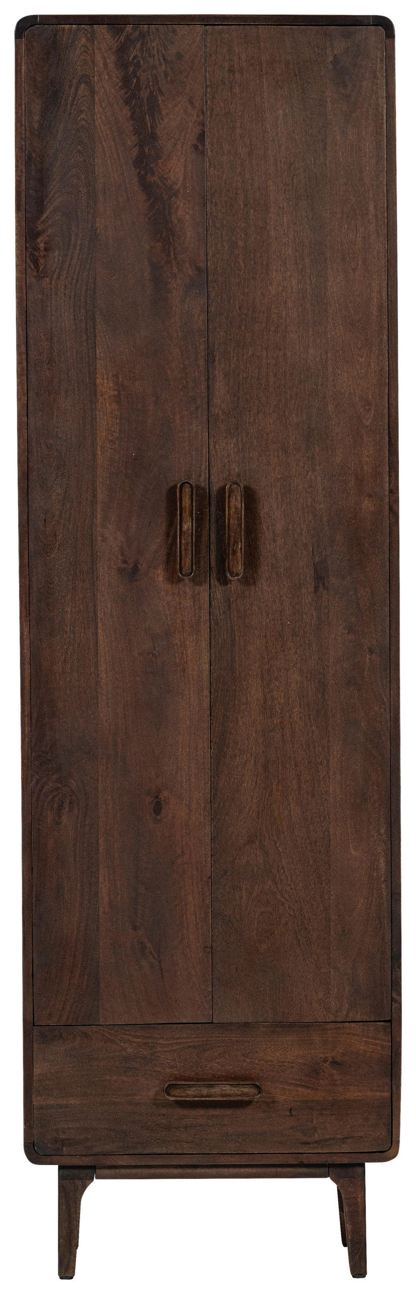 MEHRZWECKSCHRANK 60/200/35 cm  in Dunkelbraun  - Dunkelbraun, Design, Holz (60/200/35cm) - Livetastic