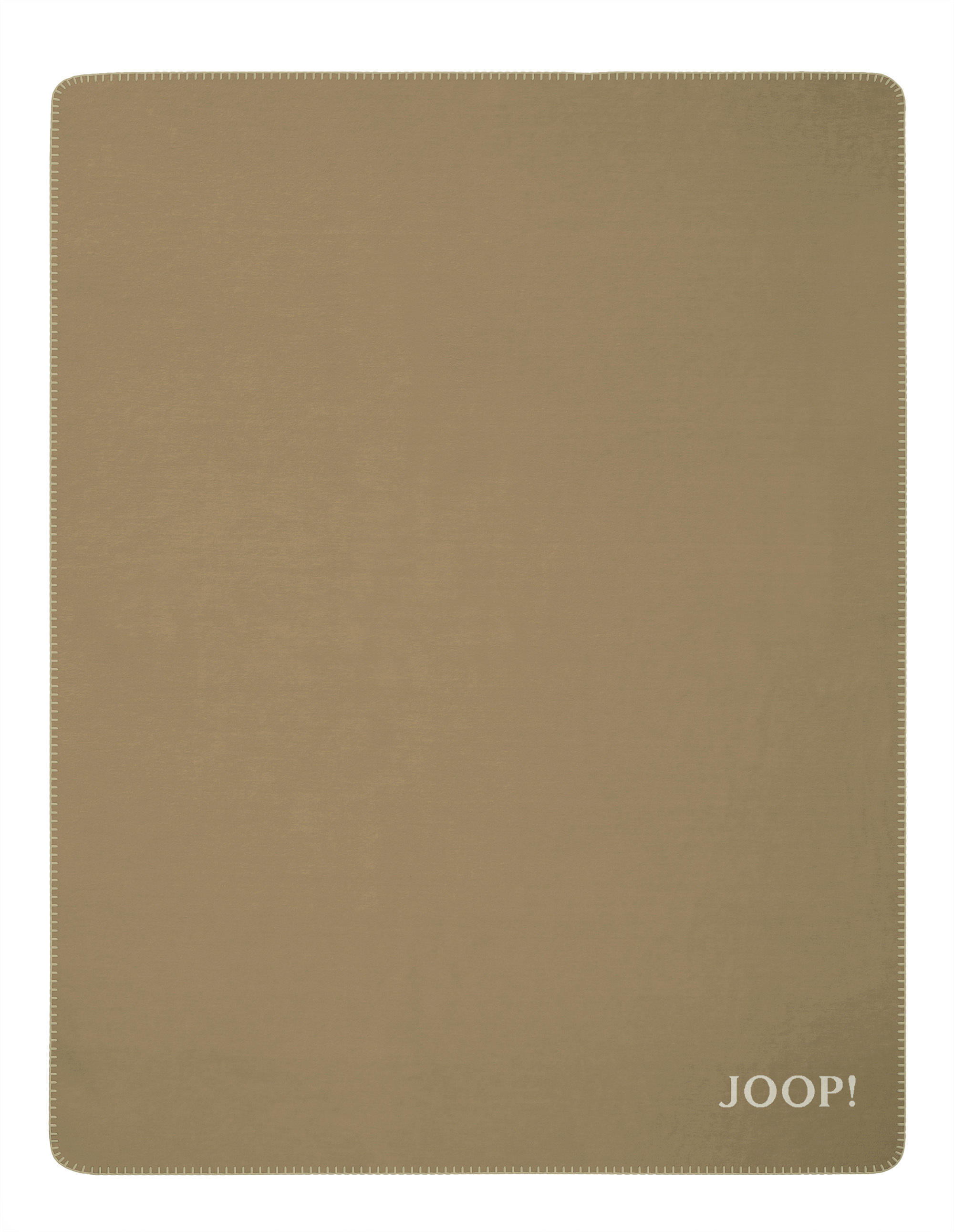 WOHNDECKE Uni Doubleface 150/200 cm  - Fango/Naturfarben, Basics, Textil (150/200cm) - Joop!