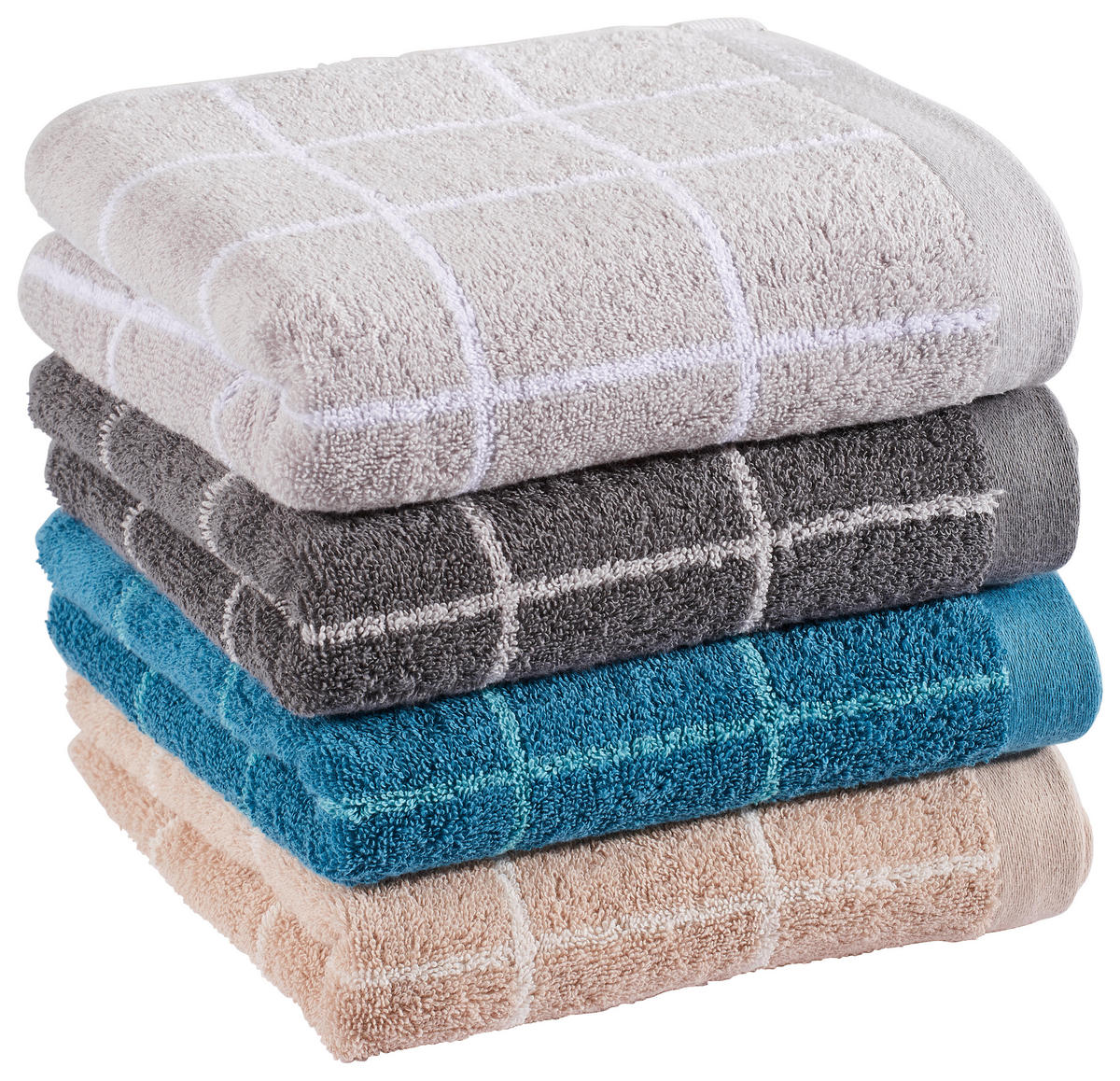 KÉZTÖRLŐ 50/100 cm fekete, ezüst  - ezüst/fekete, Natur, textil (50/100cm) - Bio:Vio