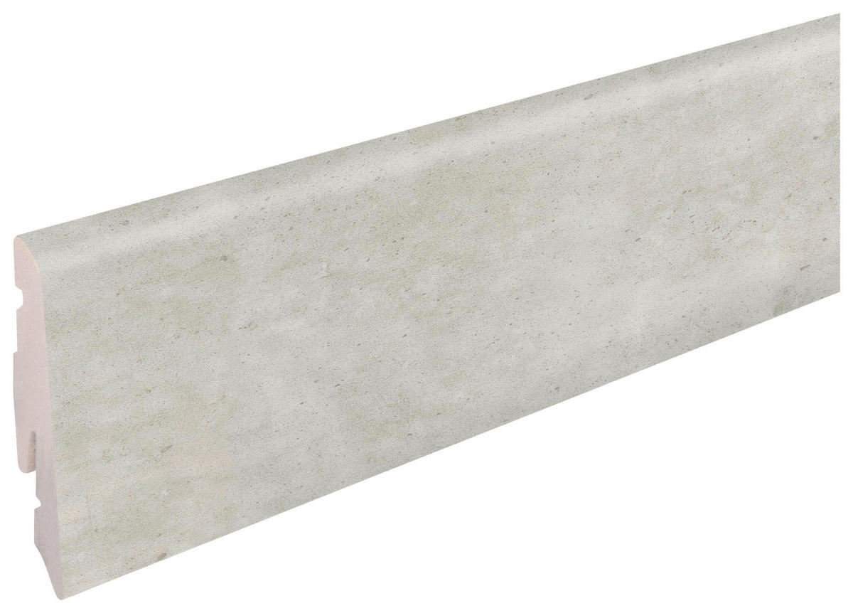 PODSTAVCOVÁ LIŠTA  (za kus)  šedobílá - šedobílá, Basics, plast (240/5.8/1.2cm)
