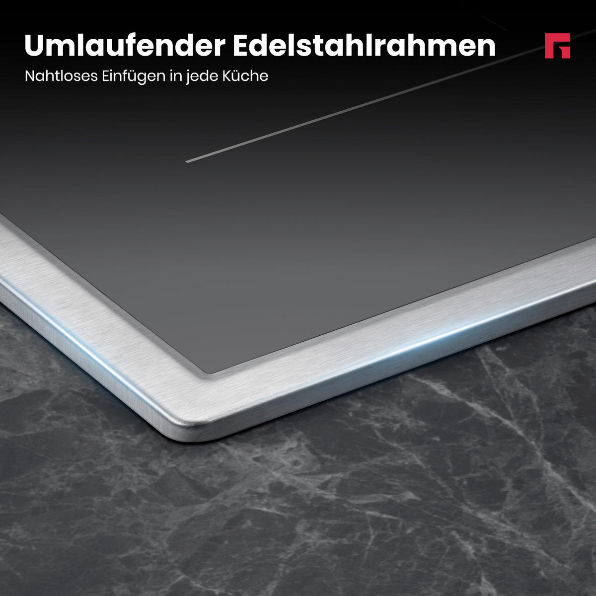 INDUKTIONSKOCHFELD  - Schwarz, Trend, Glas (93/71/26cm)