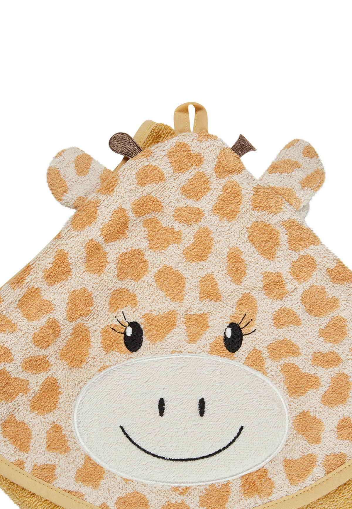 KAPUZENBADETUCH GIRAFFE KAYA  - Sandfarben, Basics, Textil (100/100/0,5cm) - Sterntaler