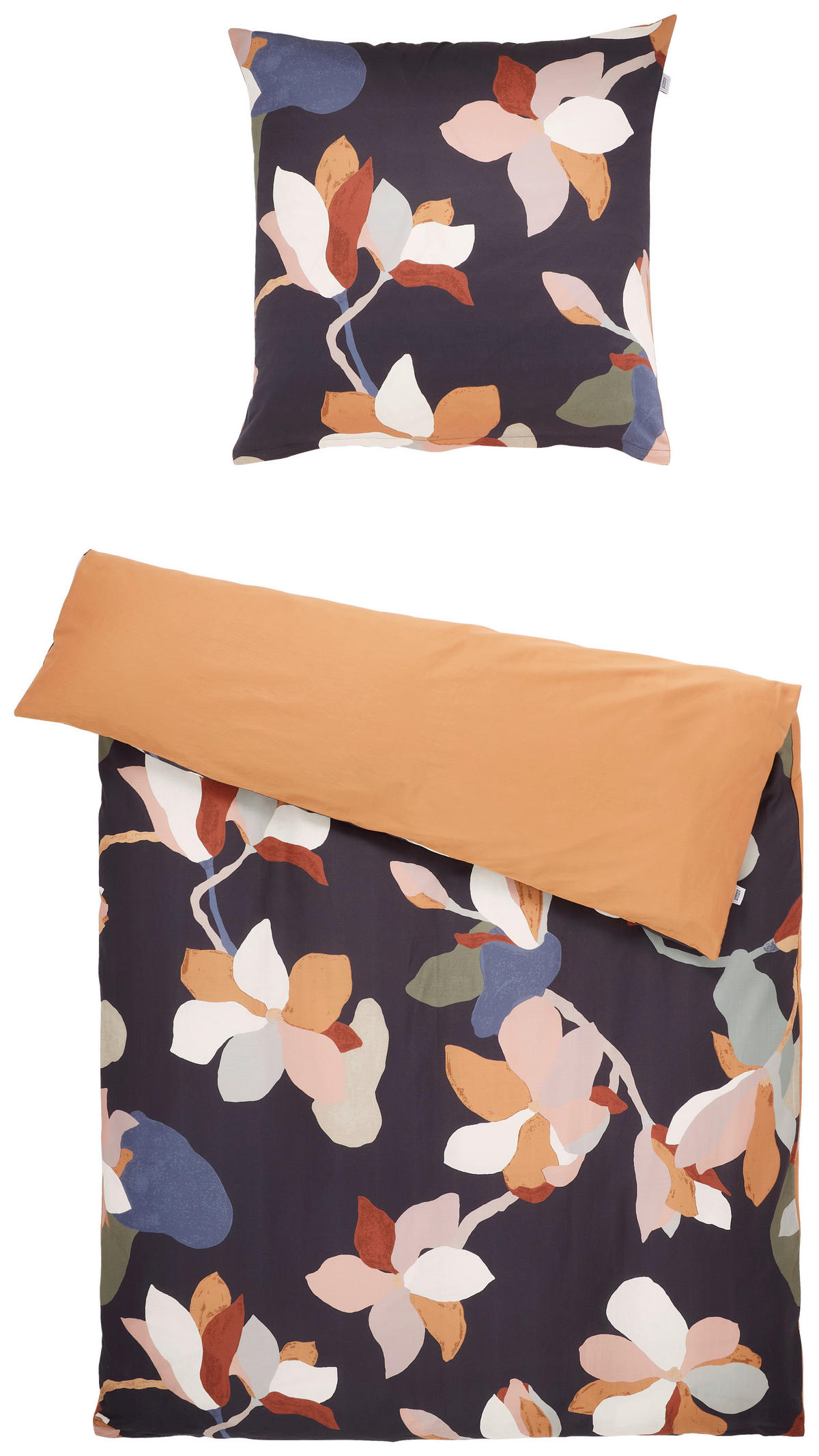 BETTWÄSCHE SW-MAGNOLIA Satin 135/200 cm  - Multicolor, KONVENTIONELL, Textil (135/200cm) - Schöner Wohnen
