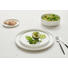 Fine Bone China DESSERTTELLER rund - Weiß, Basics, Keramik (21 cmcm) - ASA