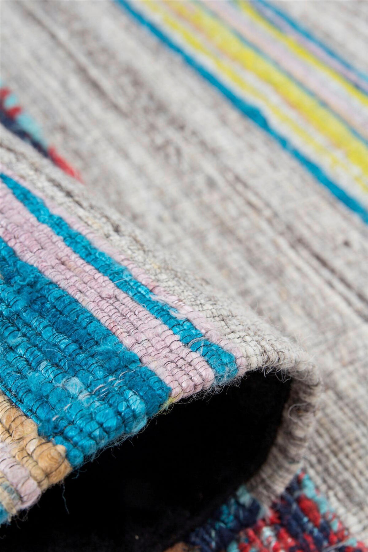 GYAPJÚSZŐNYEG  Duarte  - natúr színű/kék, Basics, textil (160/230cm) - Kayoom