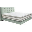 BOXSPRINGBETT 180/200 cm  in Jadegrün  - Jadegrün, KONVENTIONELL, Holz/Textil (180/200cm) - Dieter Knoll