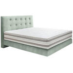BOXSPRINGBETT 180/200 cm  in Jadegrün  - Jadegrün, KONVENTIONELL, Holz/Textil (180/200cm) - Dieter Knoll