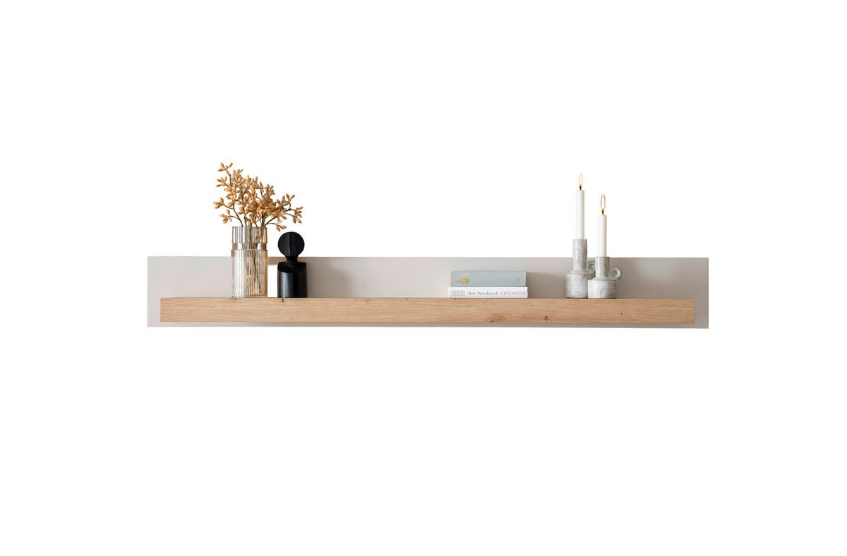 WANDBOARD in 159/20/18 cm Eiche Artisan  - Eiche Artisan, Design, Holzwerkstoff (159/20/18cm) - MID.YOU