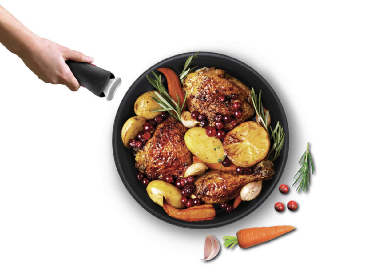 PFANNENSET 5-teilig  - Dunkelgrau, Basics, Metall - Tefal