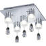 LED-DECKENLEUCHTE - Chromfarben/Alufarben, Design, Glas/Metall (35/26/35cm) LED-DECKENLEUCHTE - Chromfarben/Alufarben, Design, Glas/Metall (35/26/35cm)