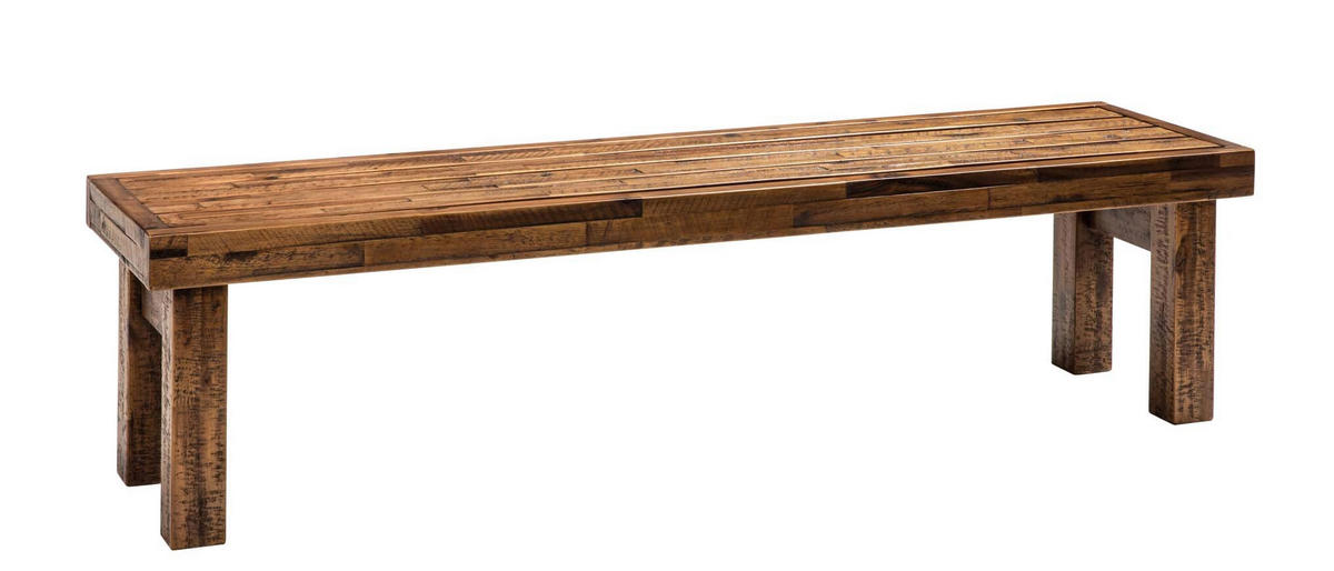 BETTBANK 140/35/37 cm   - Akaziefarben, Design, Holz (140/35/37cm) - Hasena