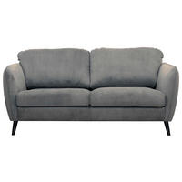 SOFFA i trä, metall, textil grå  - svart/grå, Klassisk, metall/trä (182/94/91cm) - Carryhome