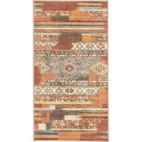 VINTAGE-TEPPICH 80/150 cm CORTEA MYFAR, waschbar Nickelfarben, Greige, Cognac rechteckig  - Greige/Cognac, Design, Kunststoff/Textil (80/150cm) - Lindorug