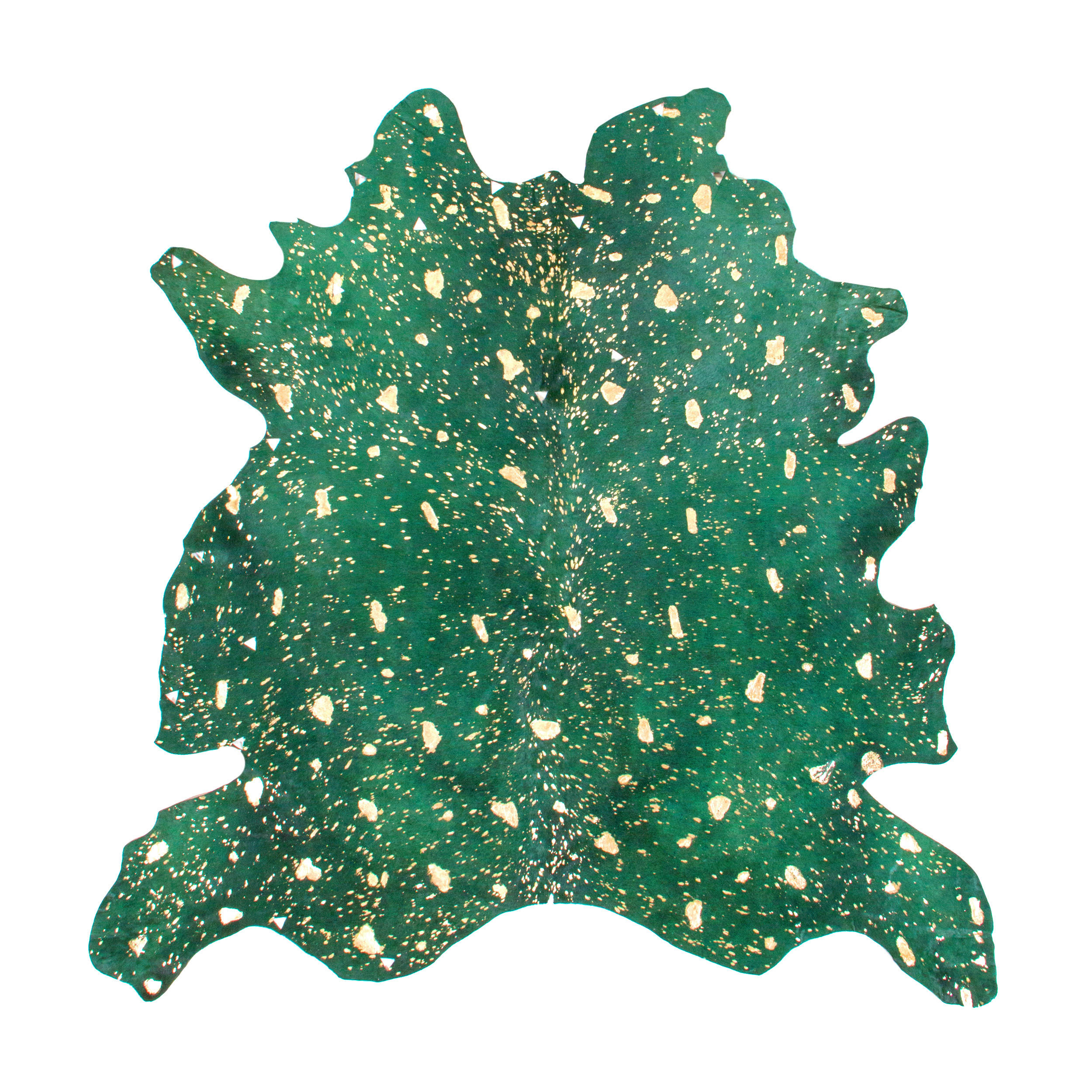 FLACHWEBETEPPICH Fly 110 Flaschengrün / Gold Goldfarben, Dunkelgrün  - Dunkelgrün/Goldfarben, KONVENTIONELL, Leder (1.35qm)