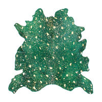 FLACHWEBETEPPICH Fly 110 Flaschengrün / Gold Goldfarben, Dunkelgrün  - Dunkelgrün/Goldfarben, KONVENTIONELL, Leder (1.35qm)