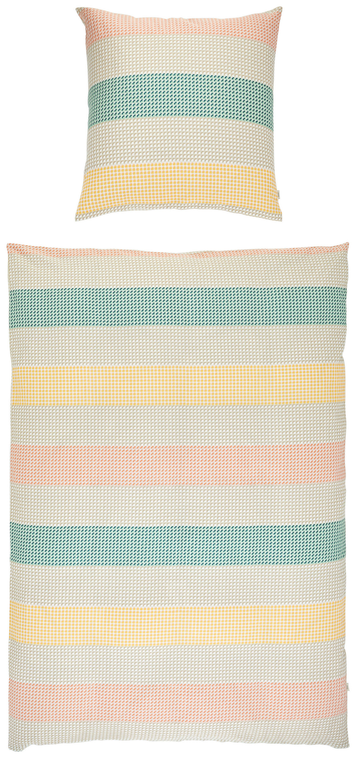 WENDEBETTWÄSCHE E-Benno Satin 135/200 cm  - Gelb/Multicolor, Basics, Textil (135/200cm) - Esprit