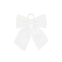 DEKORATIVNA PENTLJA - bela, Basics, tekstil (32/40/3cm)
