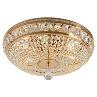 TAKKRONA 43,5/23,5/43,5 cm  - guldfärgad, Trend, metall/glas (43,5/23,5/43,5cm) - MAYTONI