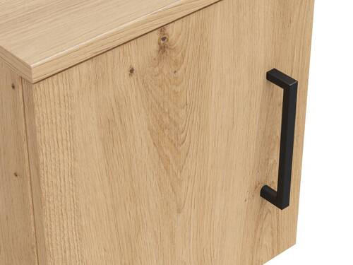 AUFSATZSCHRANK 30/35/40 cm   - Schwarz/Eiche Artisan, MODERN, Holzwerkstoff/Kunststoff (30/35/40cm)