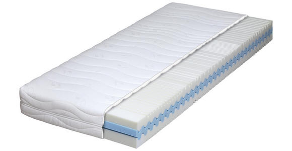KOMFORTSCHAUMMATRATZE MONA 1000 90/200 cm 20 cm - Anthrazit/Weiß, Basics, Textil (90/200cm) - Dieter Knoll