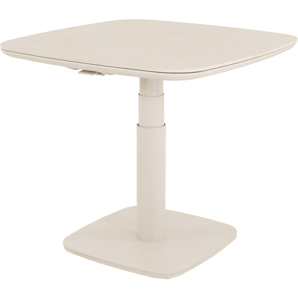 GARTENTISCH Metall, Keramik Beige  - Beige, MODERN, Keramik/Metall (80/80/51-74cm) - Ambia Garden