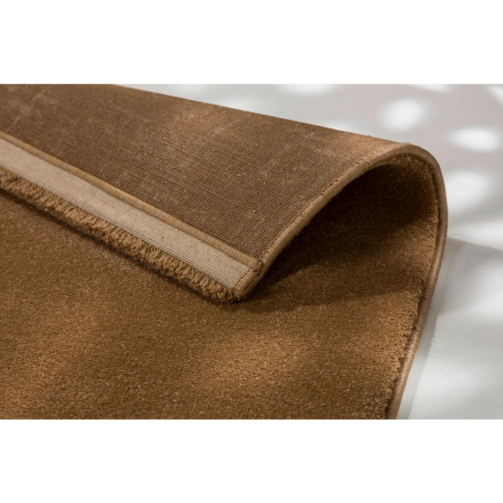 Thumbnail - Novel Webteppich Barletta, Hellbraun, Textil, Uni, rechteckig, 160x230 cm, pflegeleicht, antistatisch, in verschiedenen ...