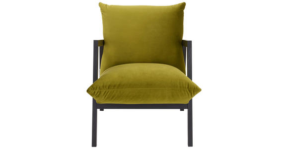 SESSEL in Mikrofaser Grün  - Wengefarben/Grün, Design, Holz/Textil (63/76/80cm) - Carryhome