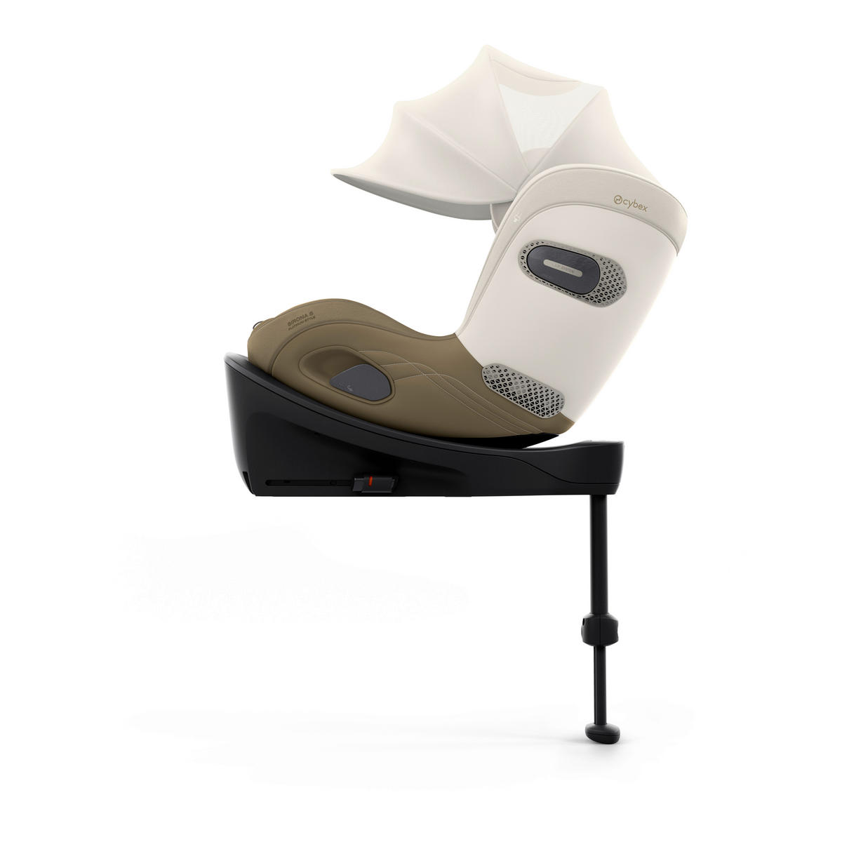 REBOARDER-KINDERSITZ Sirona Si Style Jade Green  - Hellgrün, Basics, Kunststoff/Textil (61/45,5/55cm) - cybex PLATINUM