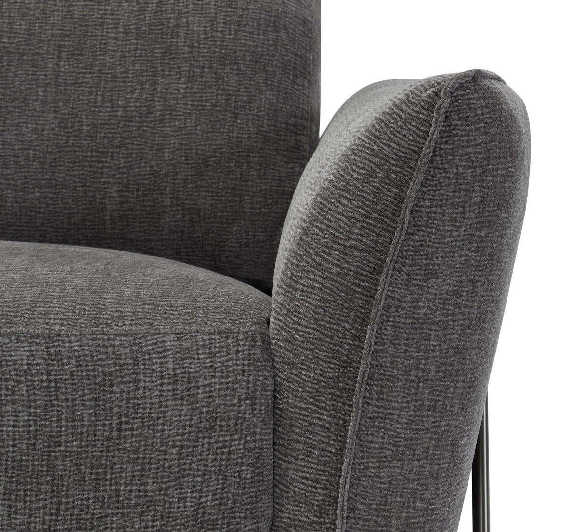 DVOSJED tekstil  tamno siva    - tamno siva/crna, Lifestyle, tekstil/metal (164/83/107/111cm) - Livetastic