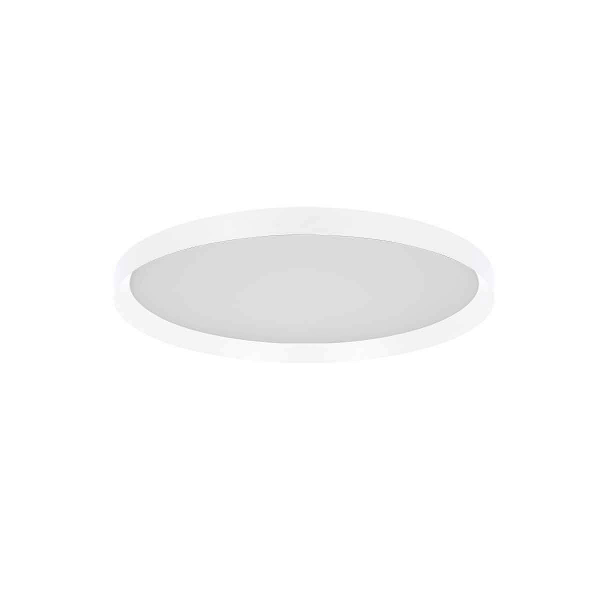 DECKENLEUCHTE Ringlede 40/7 cm   - Weiß, KONVENTIONELL, Kunststoff/Metall (40/7cm)