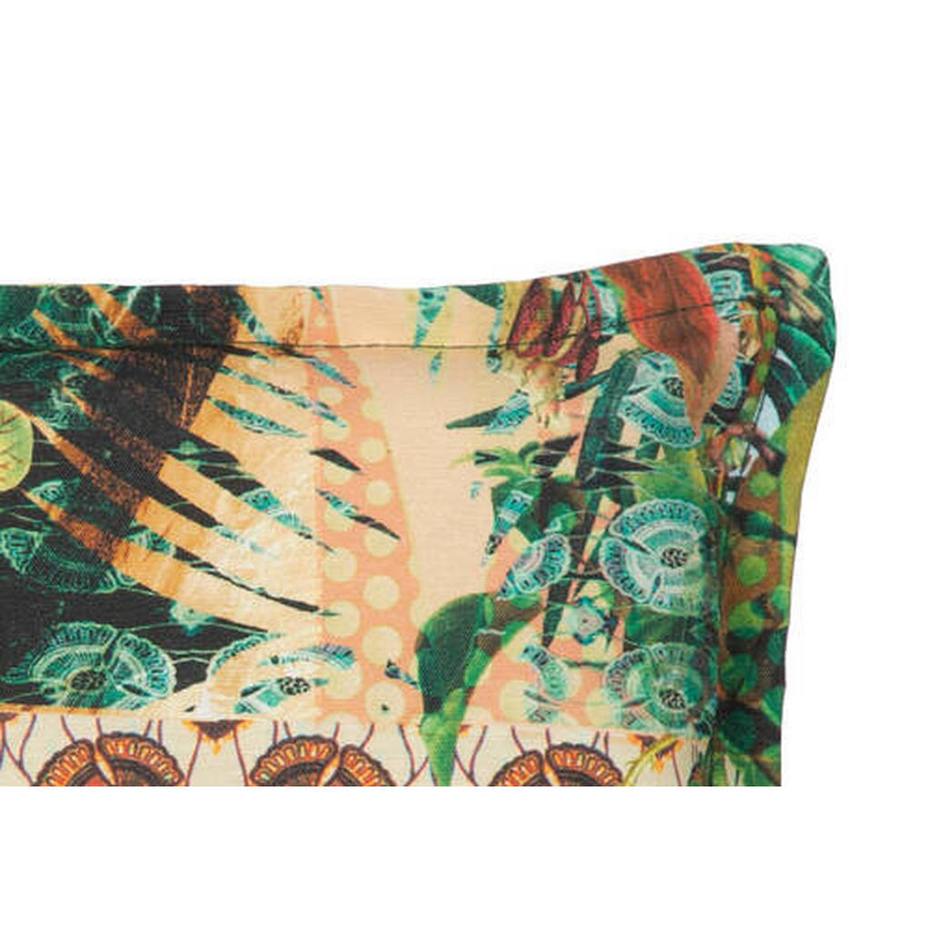 Thumbnail - Gardenson Sesselauflage, Grün, Beige, Textil, Blätter, Füllung: Schaumstoff, Fleece, 46x8x98 cm, bügelfrei, formstabil, ...