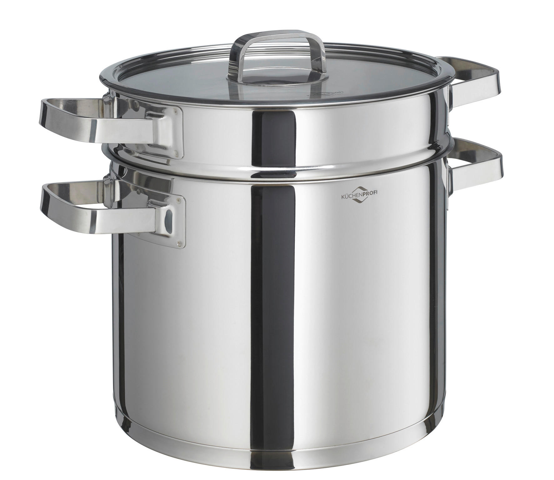 PASTATOPF SAN REMO 6 L  - Edelstahlfarben, Basics, Metall (30/23,5/27cm) - KÜCHENPROFI