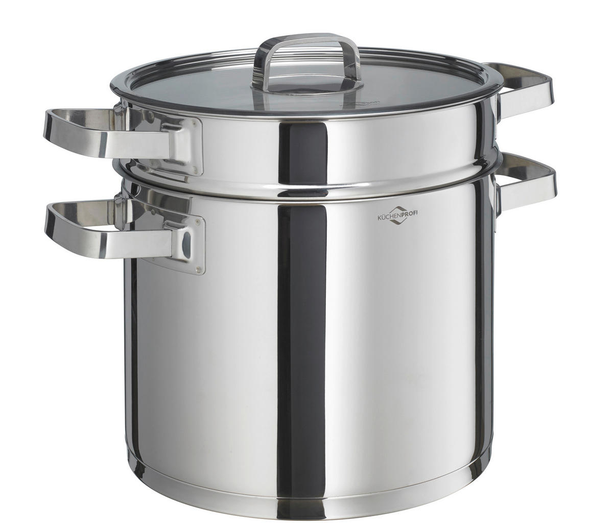 PASTATOPF SAN REMO 6 L  - Edelstahlfarben, Basics, Metall (30/23,5/27cm) - KÜCHENPROFI