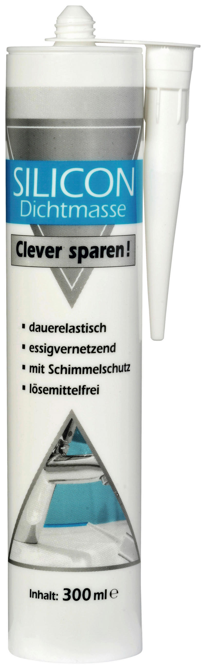 Dichtmasse Silikon Transparent 300 Ml Außen/innen