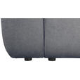 ECKSOFA Dunkelgrau Velours  - Dunkelgrau/Schwarz, KONVENTIONELL, Kunststoff/Textil (298/168cm) - Carryhome