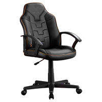 GAMINGSTUHL Schwarz, Goldfarben Textil   - Goldfarben/Schwarz, MODERN, Textil (57,5/107,5/44cm) - X Rocker